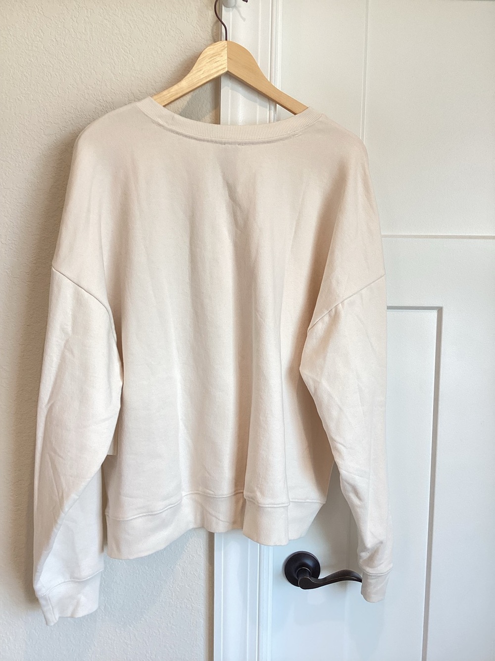🇫🇷Anthroplogie Long-Sleeve Sweatshirt Maeve Novelty Oh Crêpe NEW Large - Picture 8 of 13